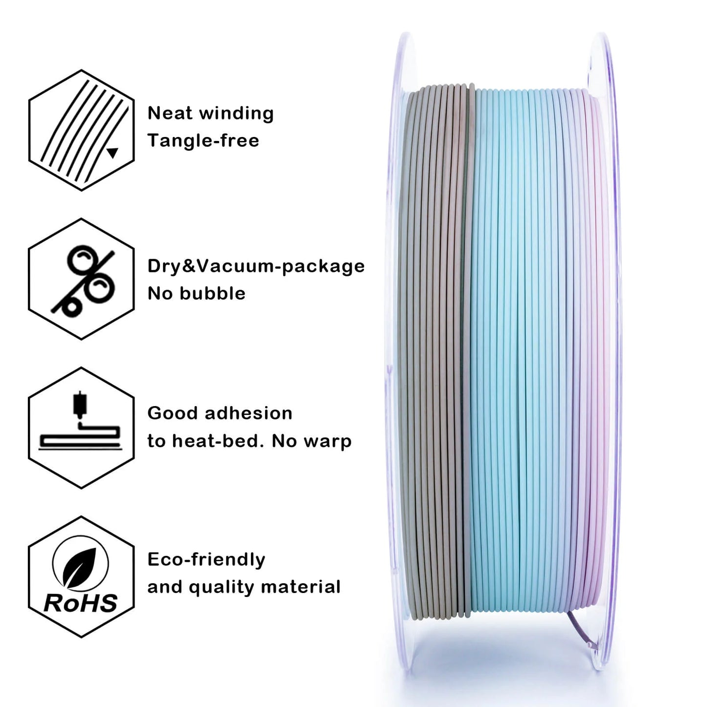 Drift Feather Gradient Matte Filament