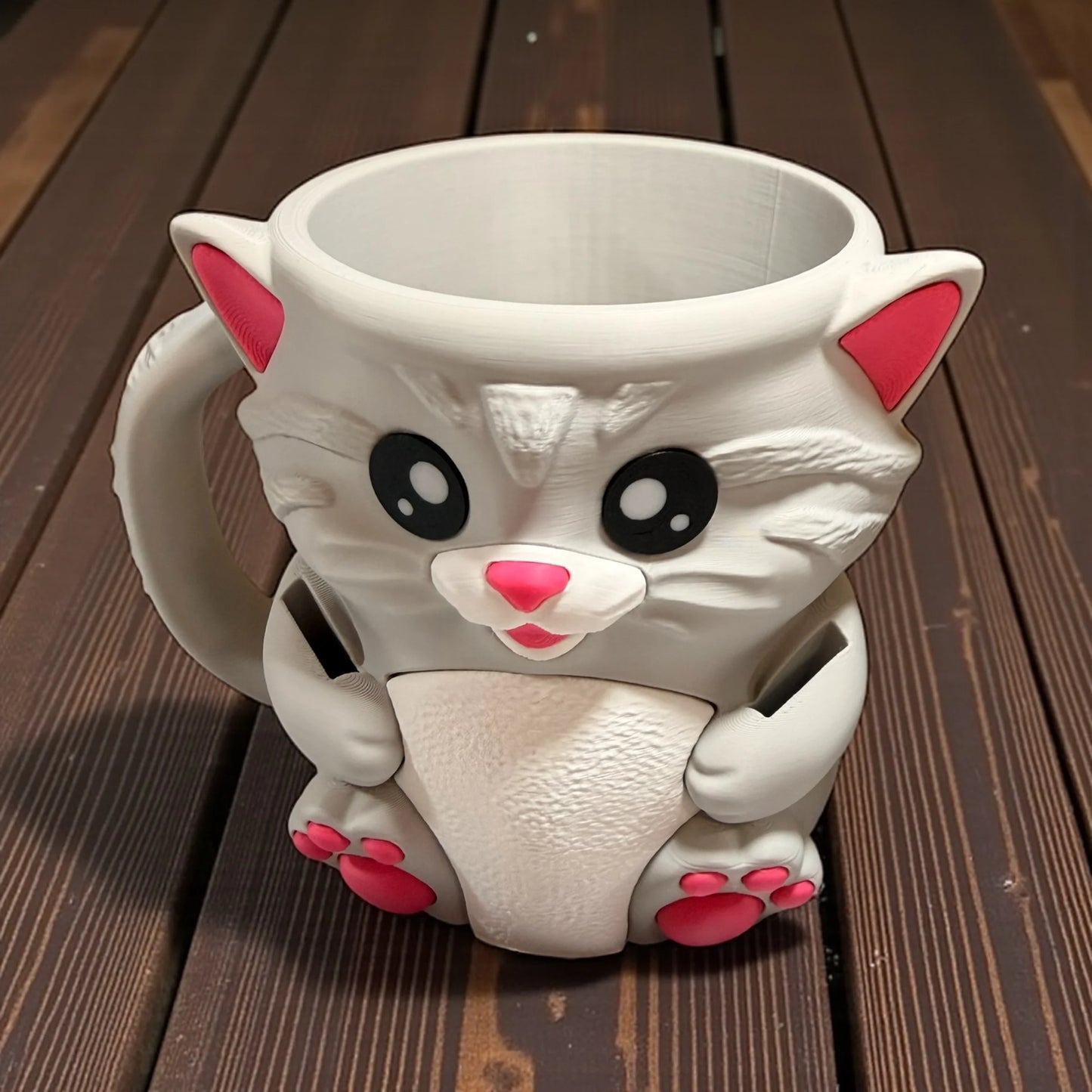 Cat Ice Cream Tub Holder