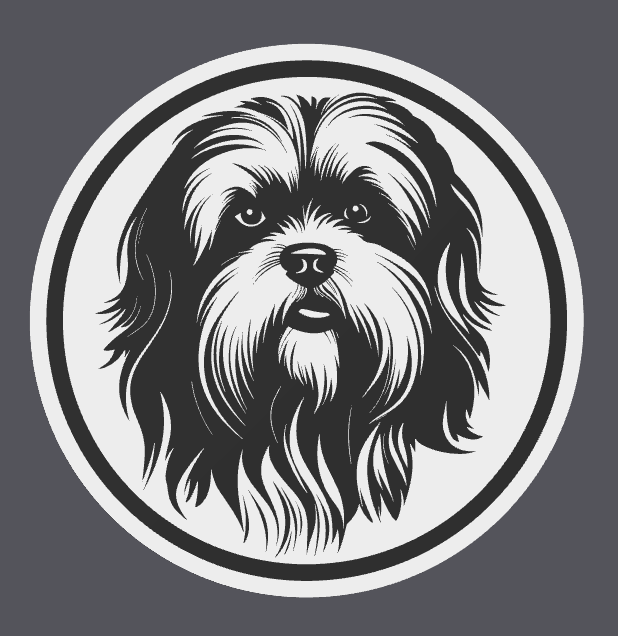 Lhasa Apso Coaster