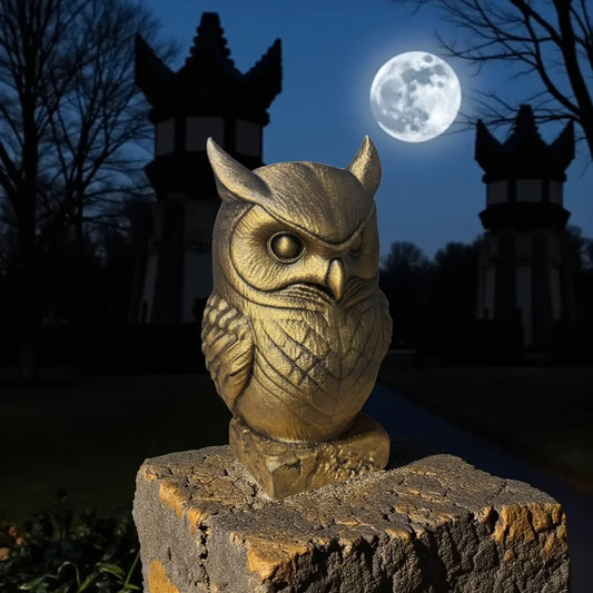Owl Bust Ornament - alternate view