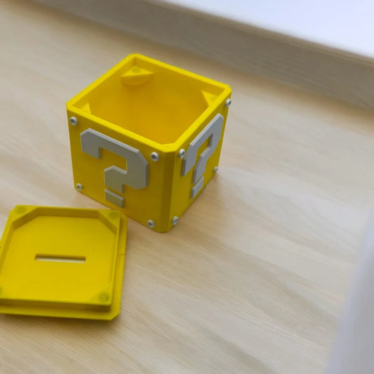 Retro Gaming Coin Block Money Box - alternate view