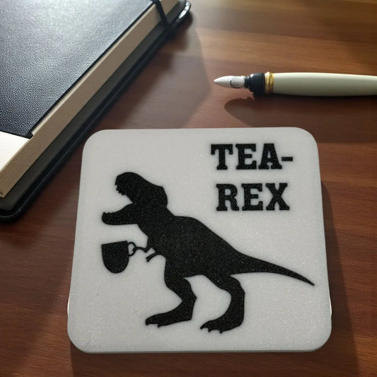 Tea-Rex Coaster - alternate view