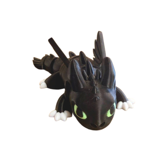 Toothless Night Fury Dragon - alternate view