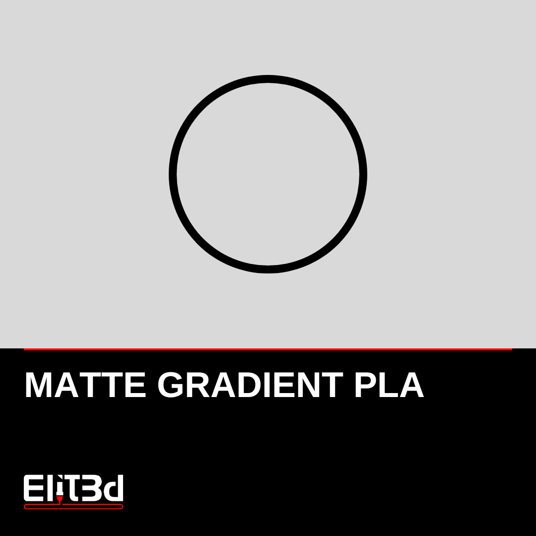 ELIT3D Matte Gradient PLA collection