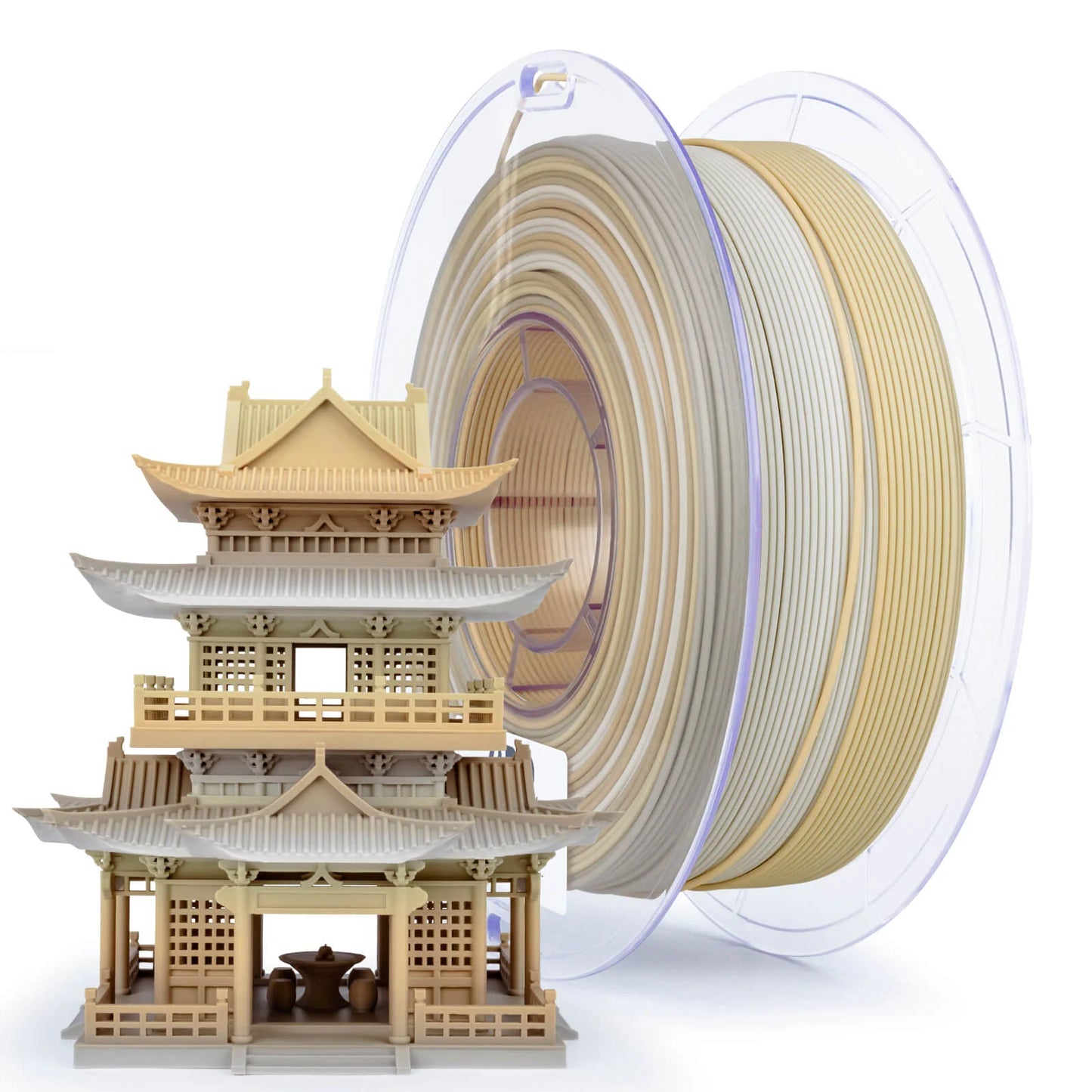 Beige Shell Gradient Matte Filament