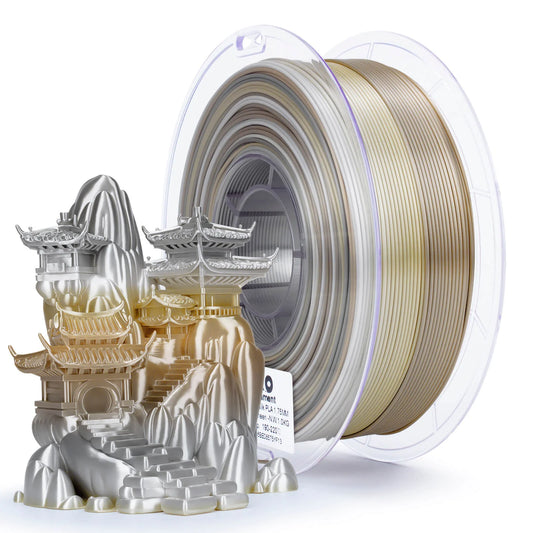 Champagne Sheen Gradient Silk Filament