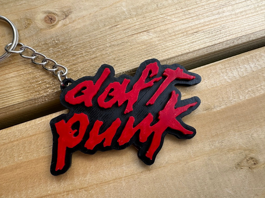 Daft Punk Keychain