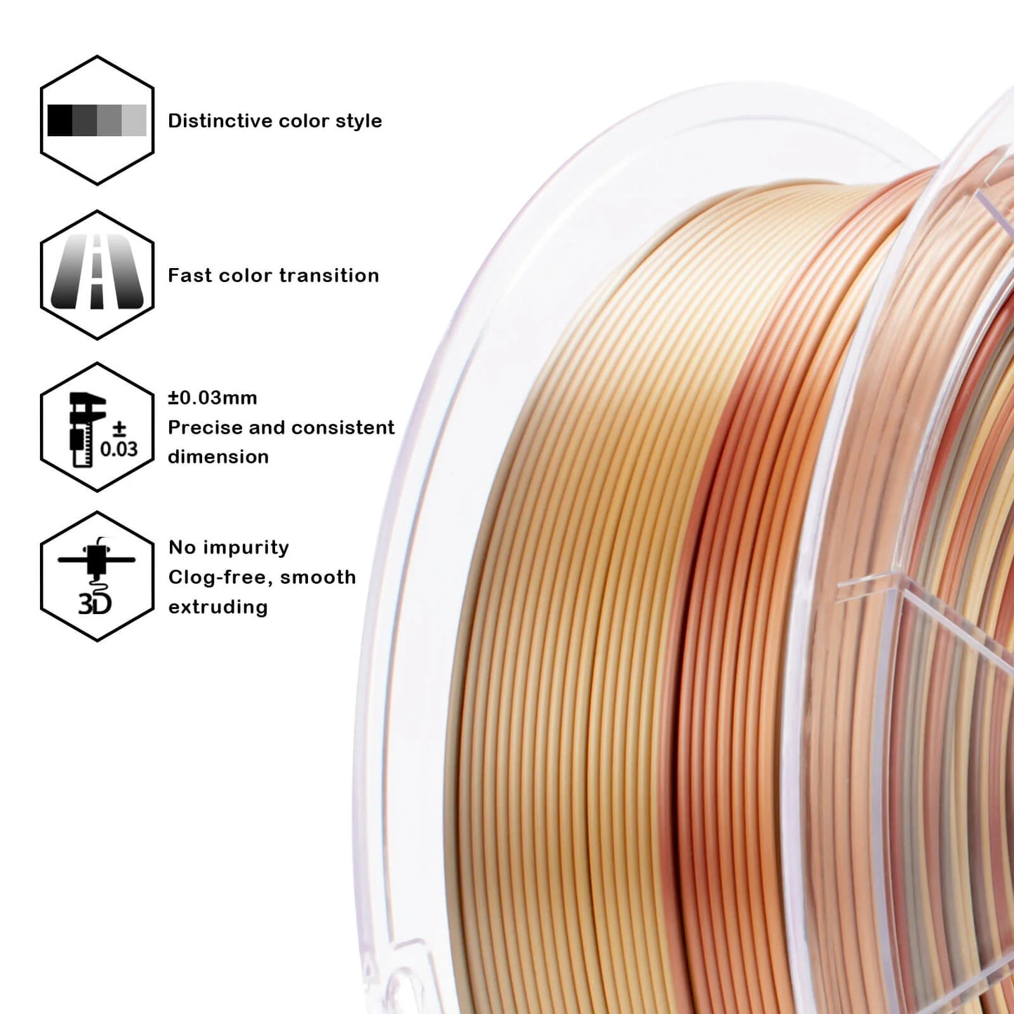 Ember Gradient Silk Filament