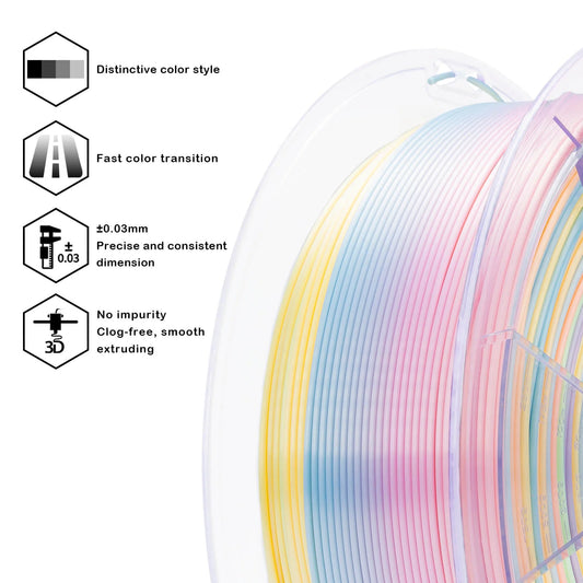 Candy Gradient Silk Filament