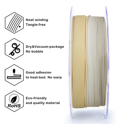 Beige Shell Gradient Matte Filament
