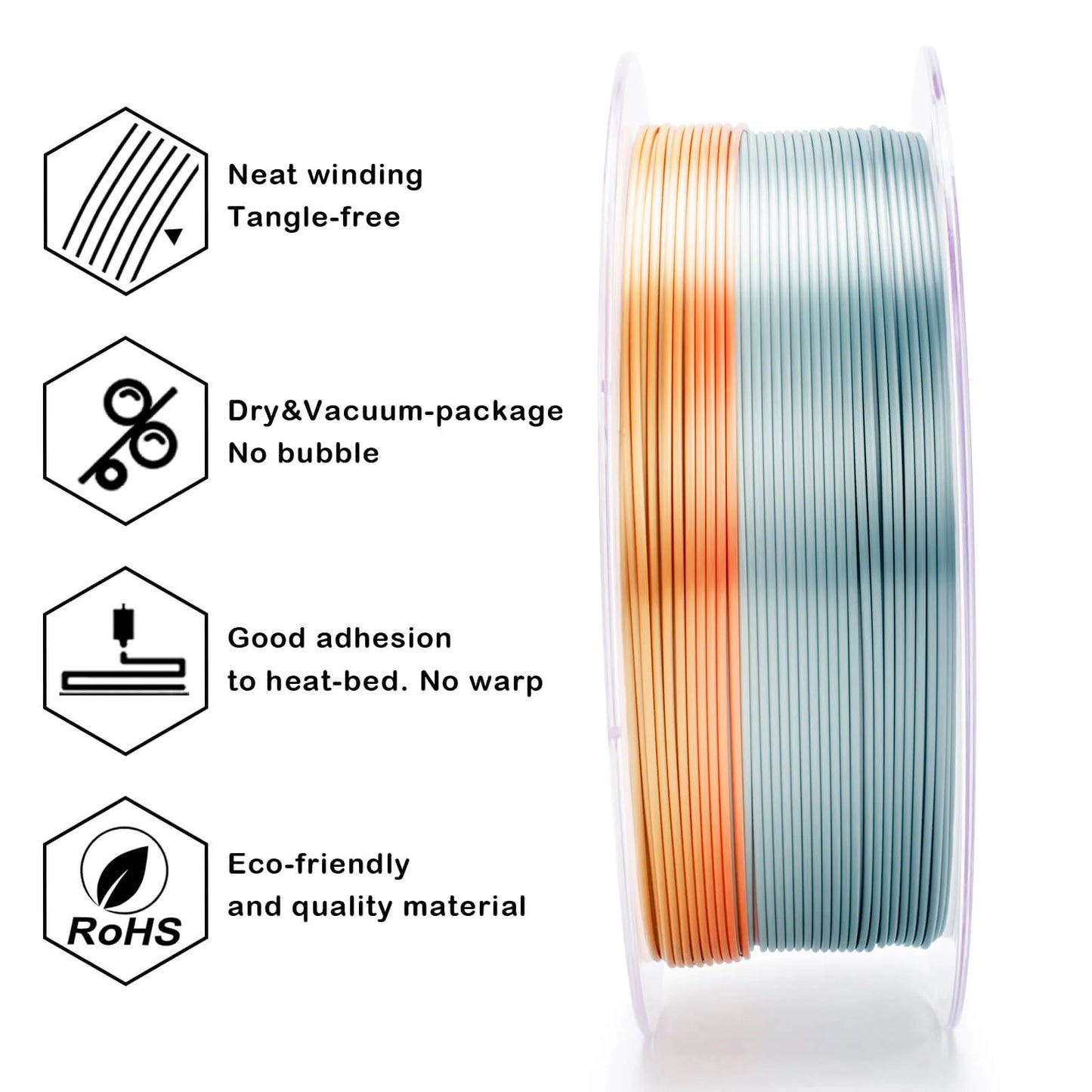 Mellow Horizon Gradient Silk Filament