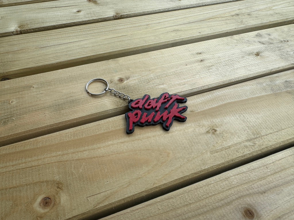 Daft Punk Keychain
