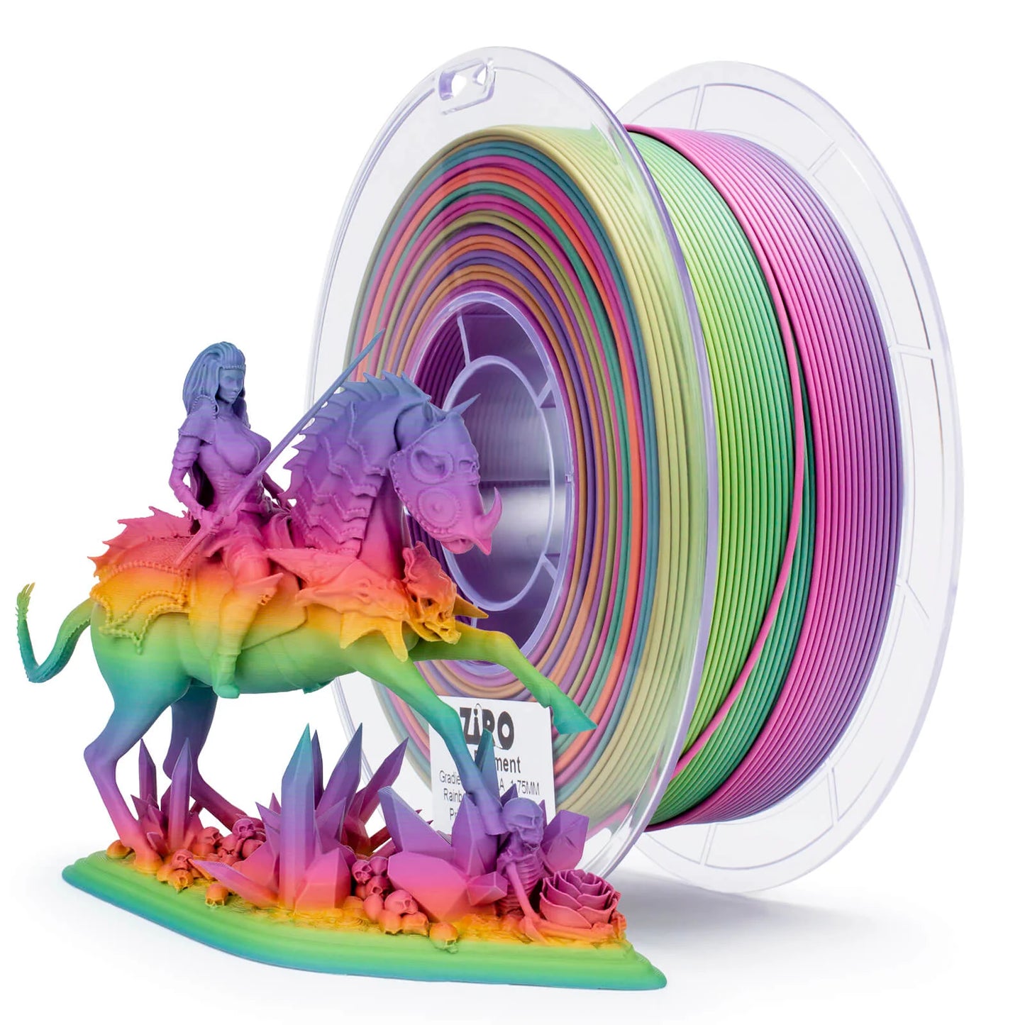 Rainbow Blaze Gradient Matte Filament