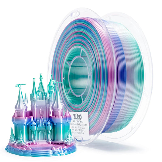 Aqua Sky Gradient Silk Filament