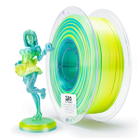 Lemon Shimmer Gradient Silk Filament