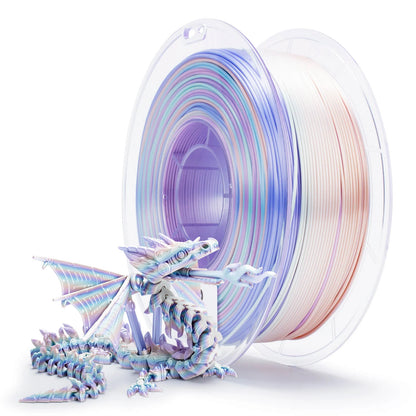 Pastel Pearl Gradient Silk Filament