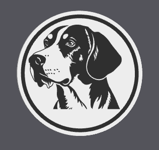 English Foxhound Coaster