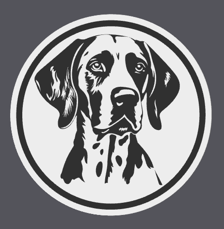 German Shorthaired Pointer Coaster