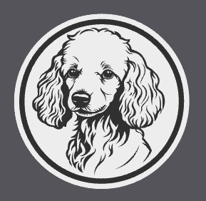 Minature Poodle Coaster