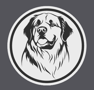 Saint Bernard Coaster