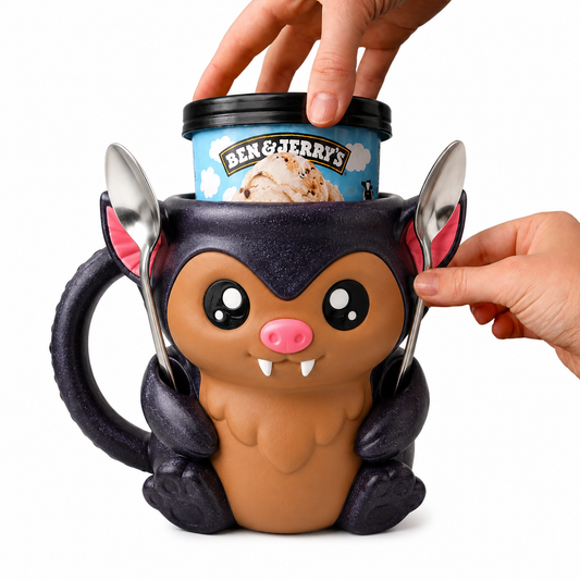 Bat Ice Cream Tub Holder - alternate view