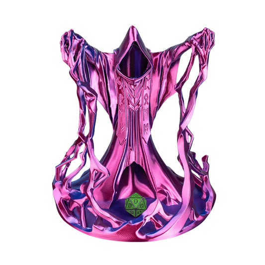 Behold the Wizard Dice Tower - 3D printed fantasy wizard dice tower by ELIT3D