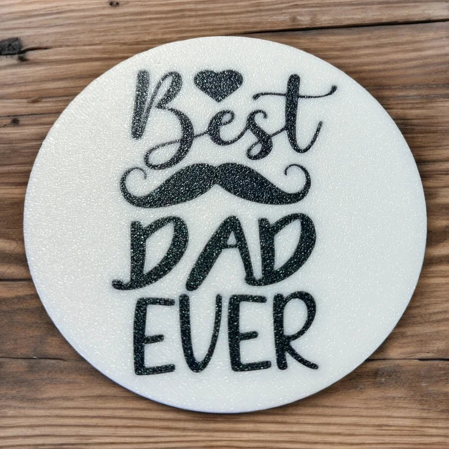 Best Dad Ever Coaster - alternate view