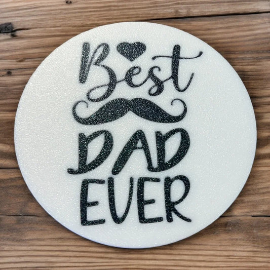 Best Dad Ever Coaster - alternate view
