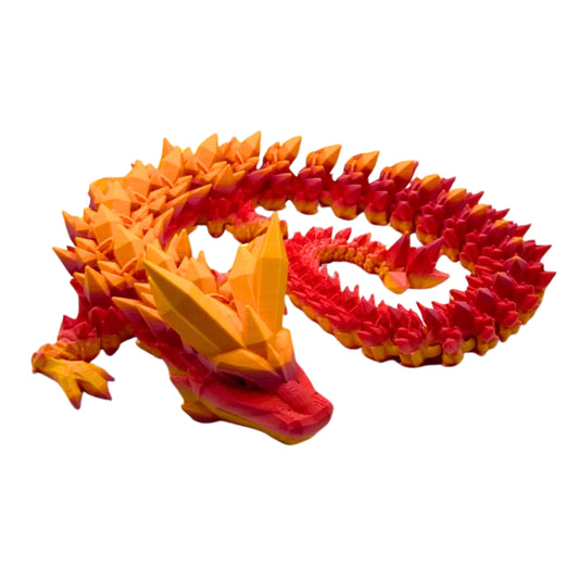 Large Crystal Dragon - alternate view