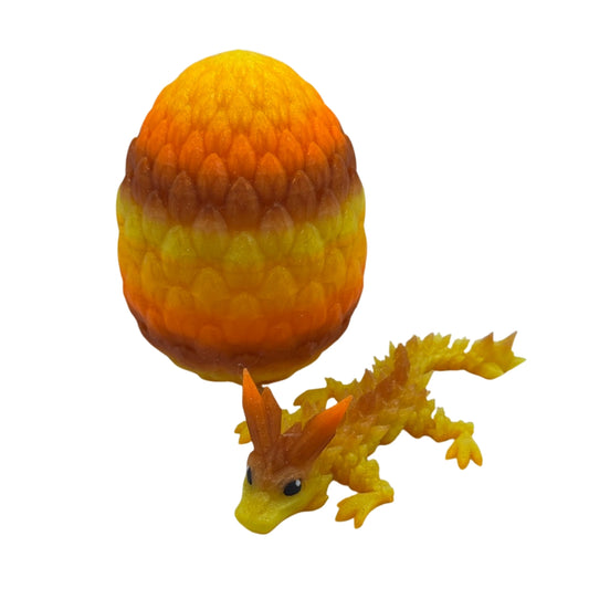 Dragon Egg with Baby Dragon - alternate view