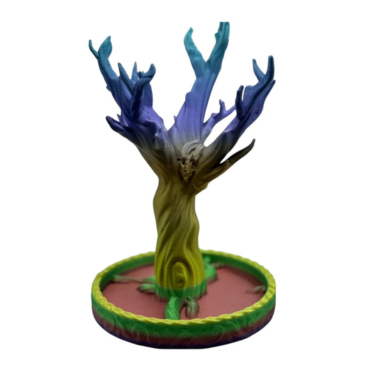 Fantasy Jewellery Tree Stand - 3D printed jewellery tree with tray base by ELIT3D