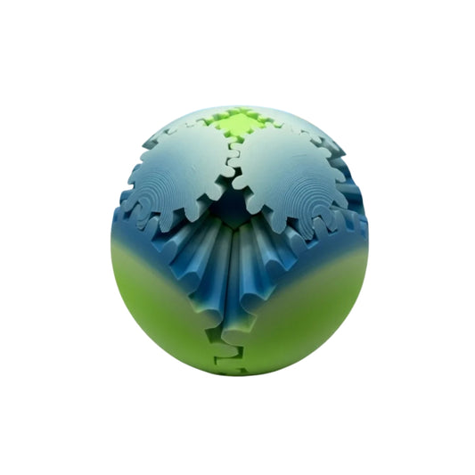 Gear Ball Fidget - 3D printed gear-style fidget toy by ELIT3D