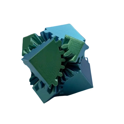 Gear Cube Fidget - alternate view