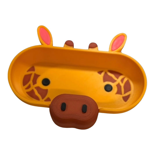 Giraffe Glasses Holder - 3D printed giraffe-shaped glasses holder by ELIT3D