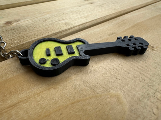 Guitar Keychain - alternate view