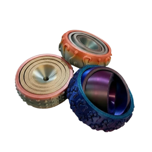 Gyro Spinner Fidget - 3D printed spinning fidget toy by ELIT3D