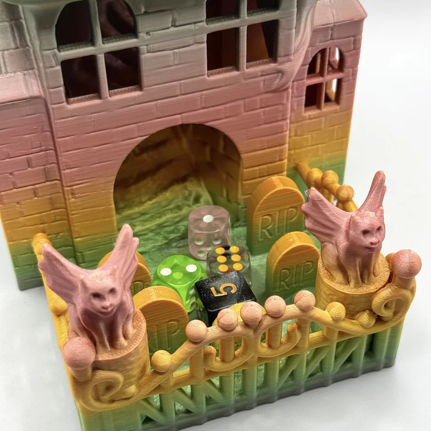 Haunted House Dice Tower - alternate view