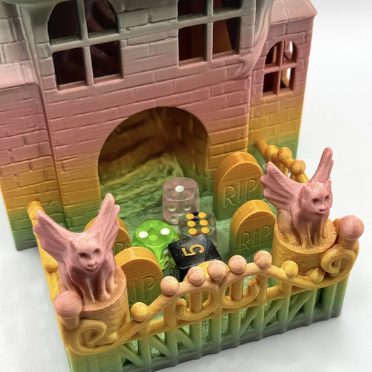 Haunted House Dice Tower - alternate view