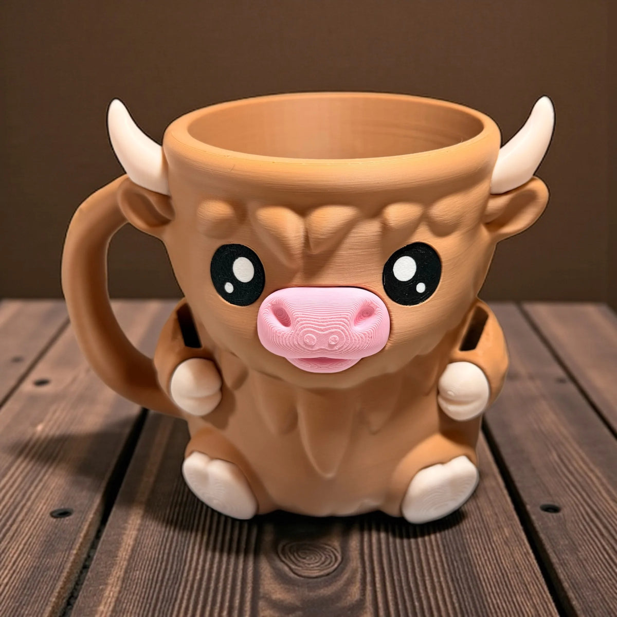 Highland Cow Ice Cream Tub Holder - alternate view 2