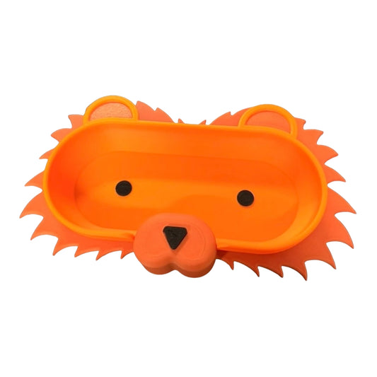 Lion Glasses Holder - 3D printed lion-shaped glasses holder by ELIT3D