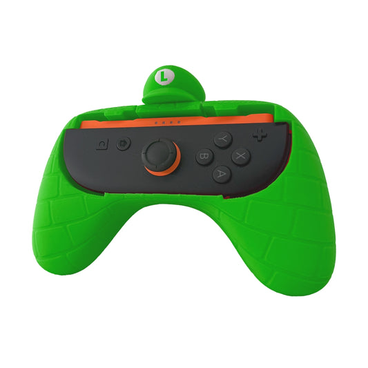 Luigi-Inspired Joy-Con Grip for Nintendo Switch 2 - 3D printed controller grip by ELIT3D