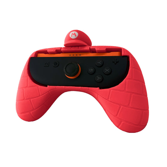 Mario-Inspired Joy-Con Grip for Nintendo Switch 2 - 3D printed controller grip by ELIT3D