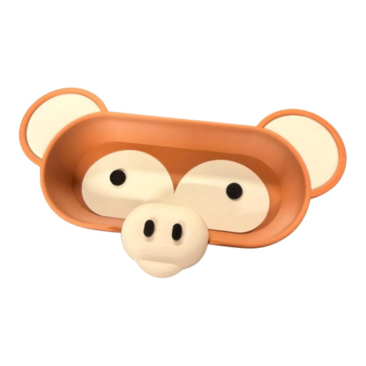 Monkey Glasses Holder - 3D printed monkey-shaped glasses holder by ELIT3D