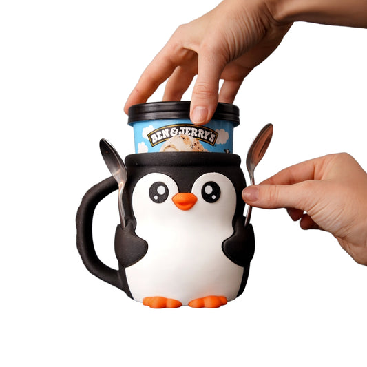 Penguin Ice Cream Tub Holder - alternate view