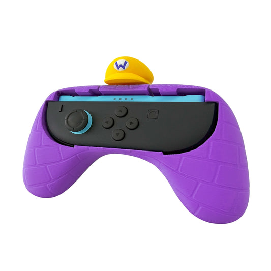 Wario-Inspired Joy-Con Grip for Nintendo Switch 2 - 3D printed controller grip by ELIT3D