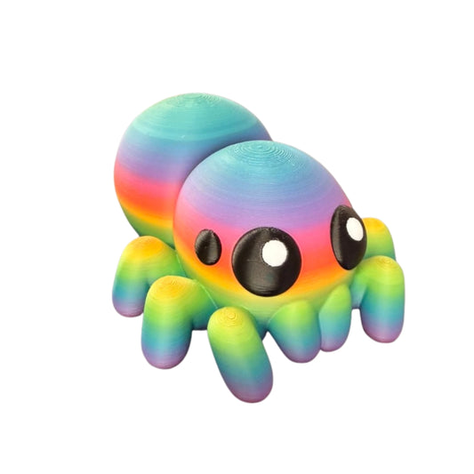 XXL Spider Wriggler - articulated 3D printed spider fidget toy by ELIT3D
